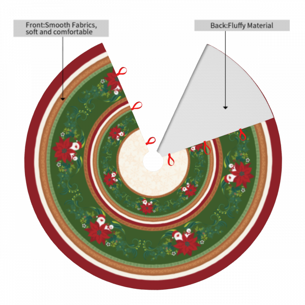 Christmas decoration tree skirt - YIHE Customize