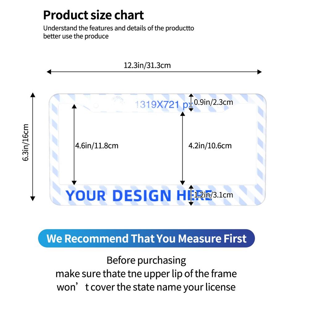 License plate frame - YIHE Customize