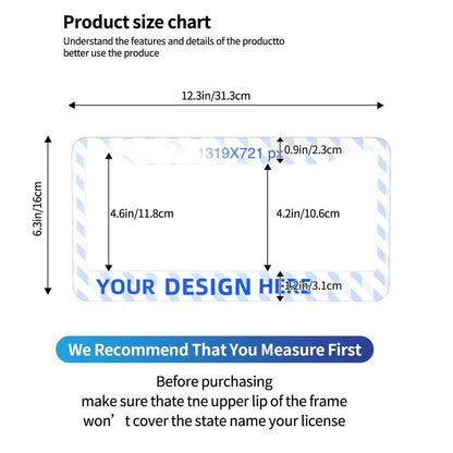 License plate frame - YIHE Customize