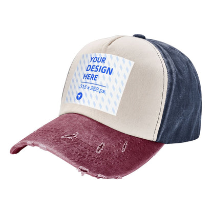 Washed 100% Cotton Baseball Caps Hats - YIHE Customize