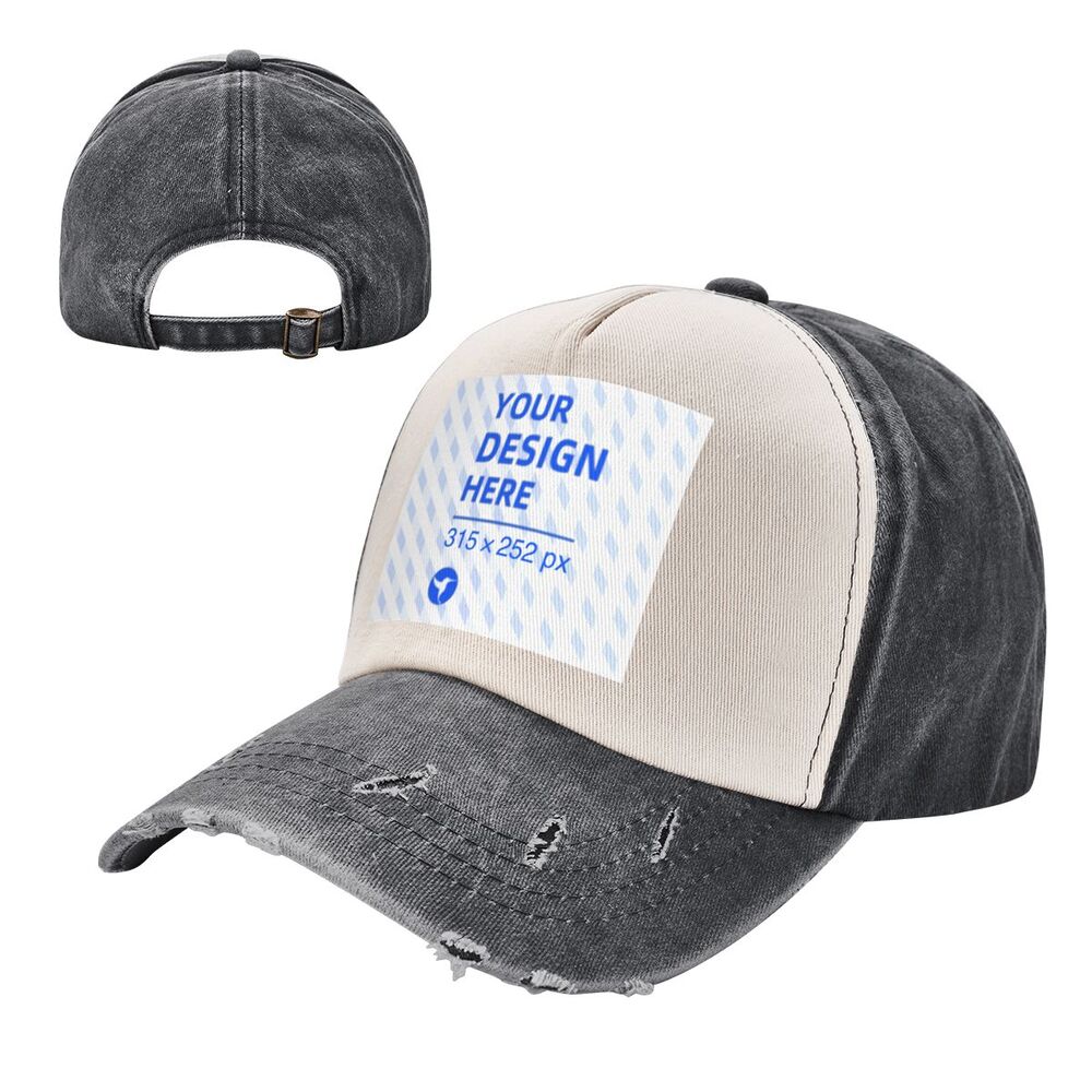 Washed 100% Cotton Baseball Caps Hats - YIHE Customize