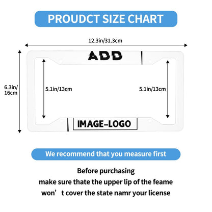 License plate frame - YIHE Customize