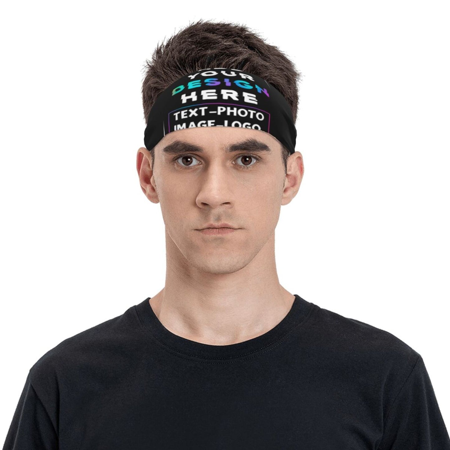 100% Polyester Sports Sweatband Headband - YIHE Customize