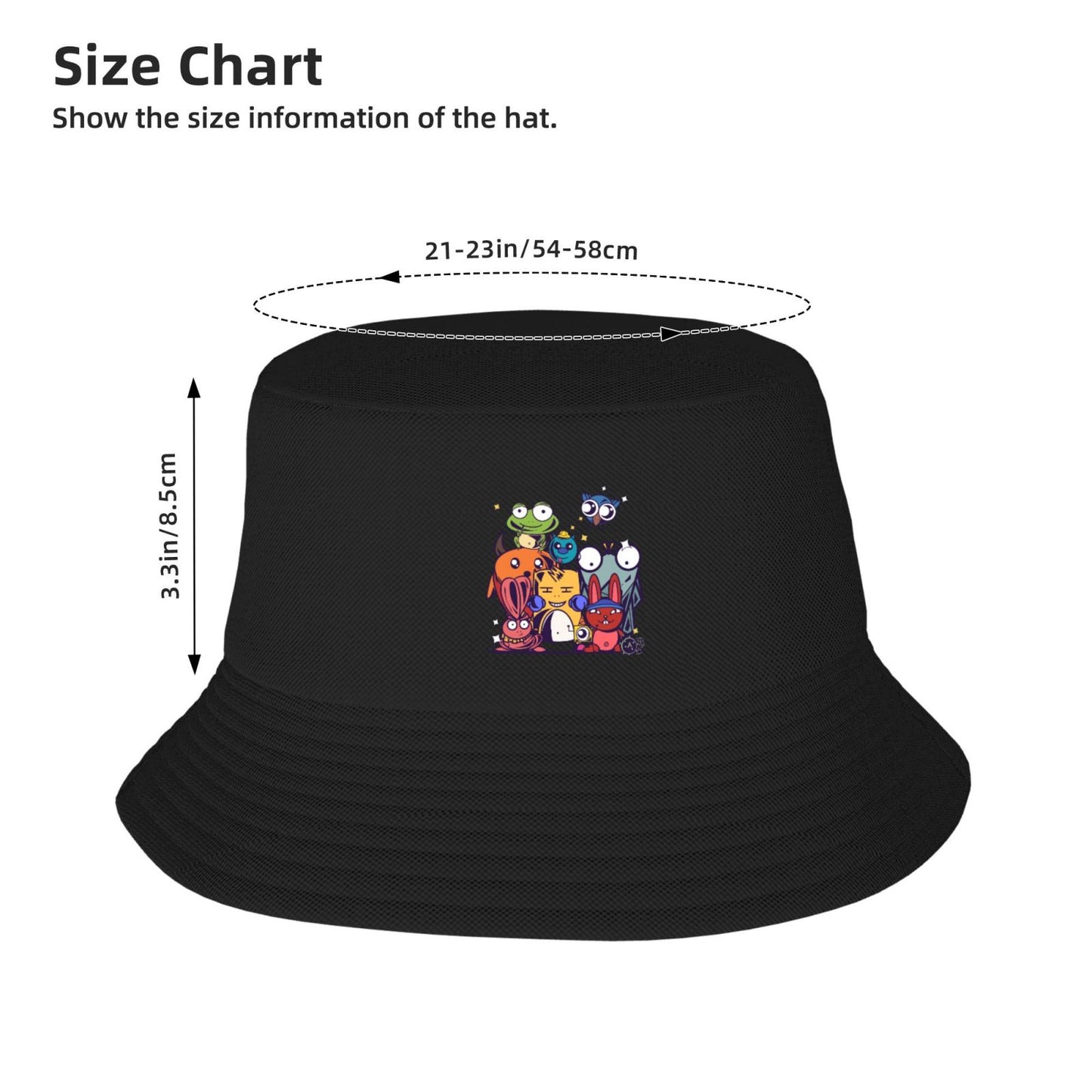 Adult Double Fisherman's Hat Bucket Hat (Regional Print) - YIHE Customize