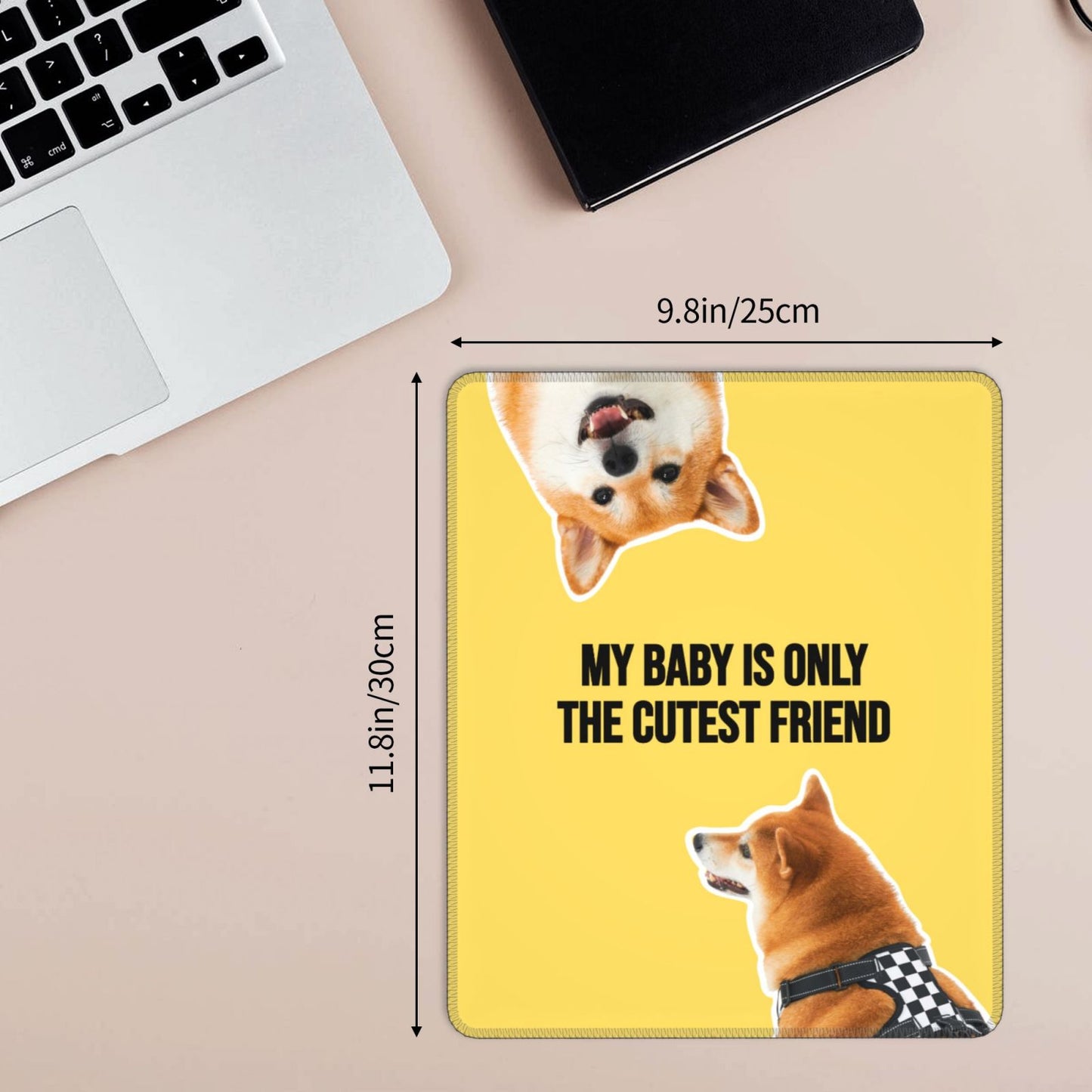 Custom Photo Mouse Pad - Personalized Desk Mat with Non-Slip Rubber Edge - YIHE Customize