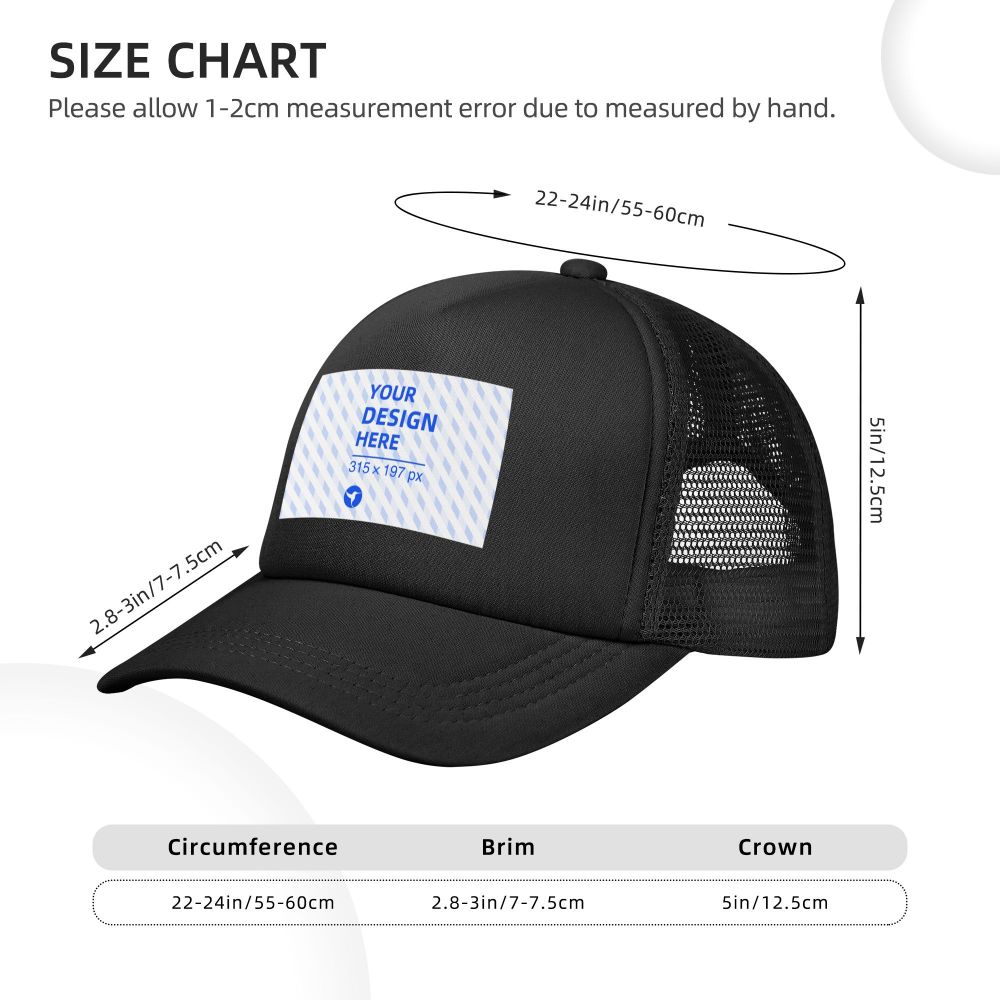 Adult Mesh Baseball Cap - YIHE Customize