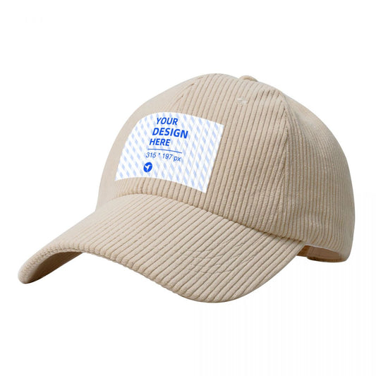 Corduroy baseball cap - YIHE Customize