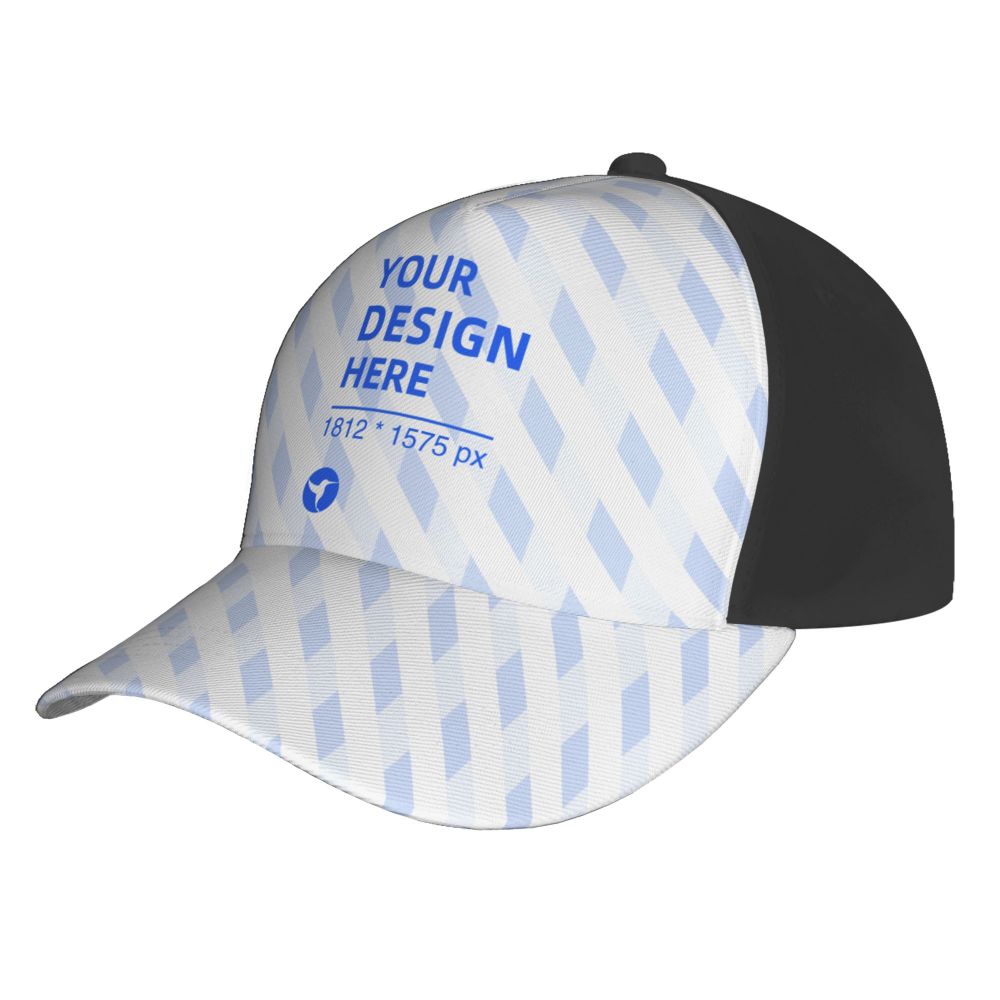 Baseball cap with curved brim (reversible design) - YIHE Customize