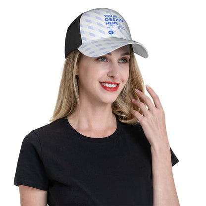 Baseball cap with curved brim (reversible design) - YIHE Customize