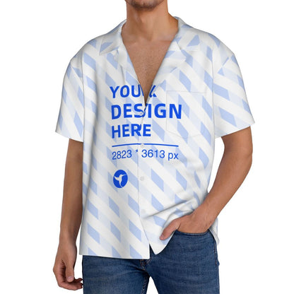 Men's Casual Short-sleeved Shirt - YIHE Customize