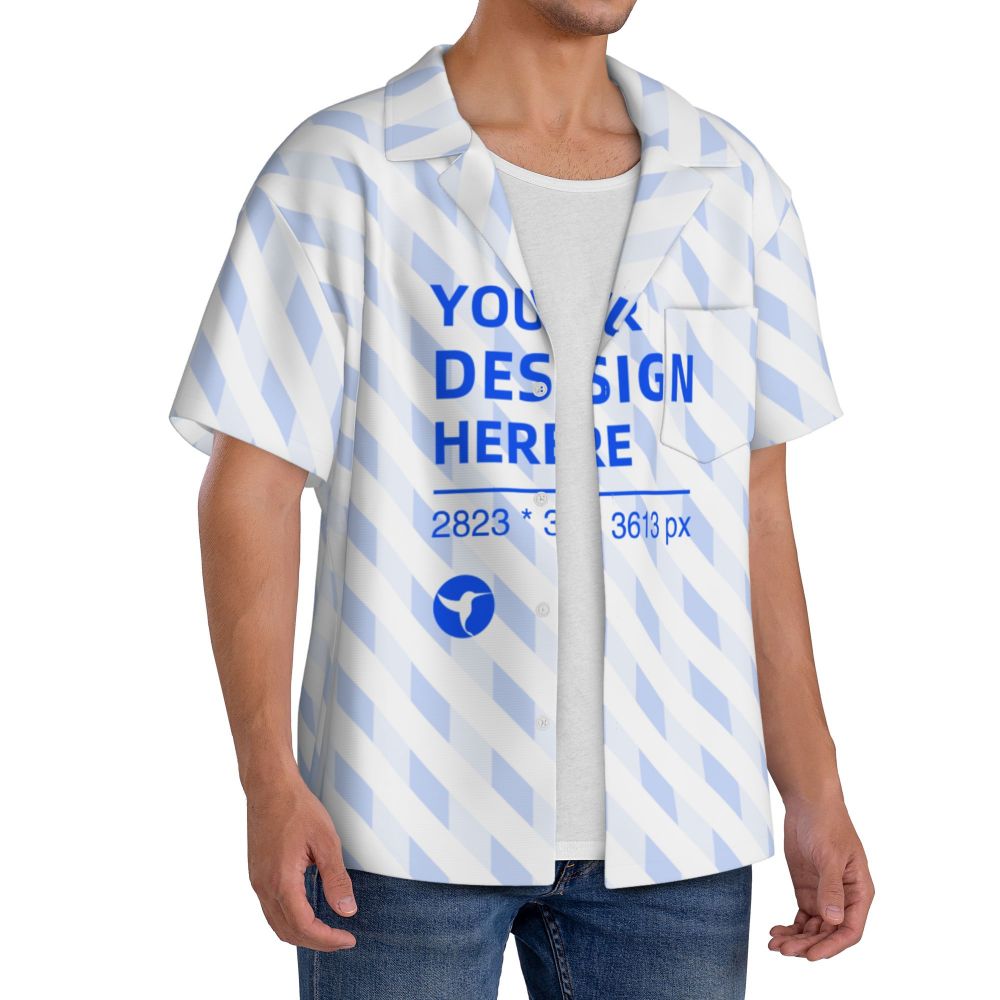 Men's Casual Short-sleeved Shirt - YIHE Customize