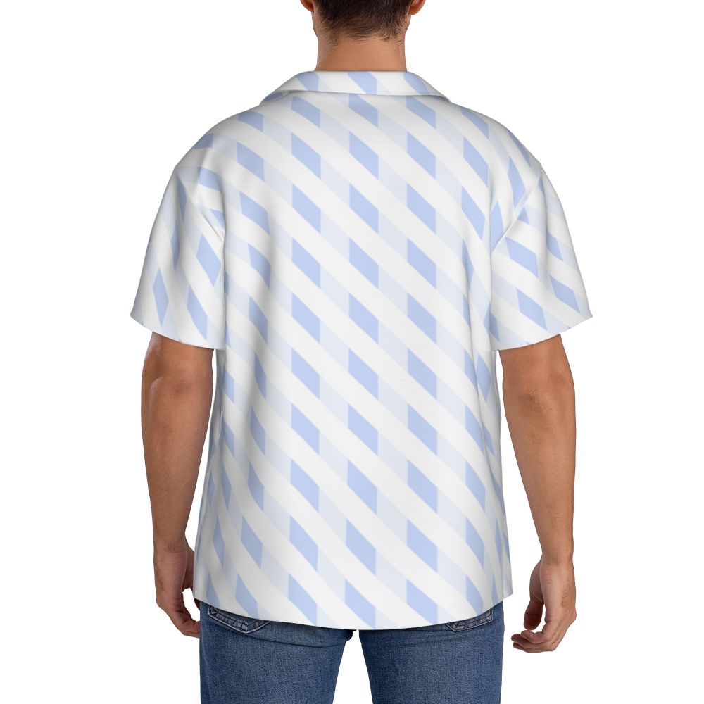 Men's Casual Short-sleeved Shirt - YIHE Customize