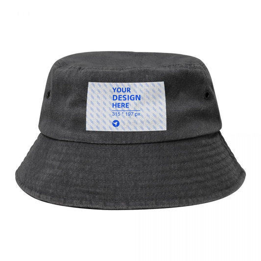 Washed Denim Cowboy Fisherman's Hat Bucket Hat