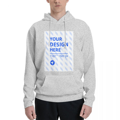 Men's polyester fleece pocket hoodie - YIHE Customize