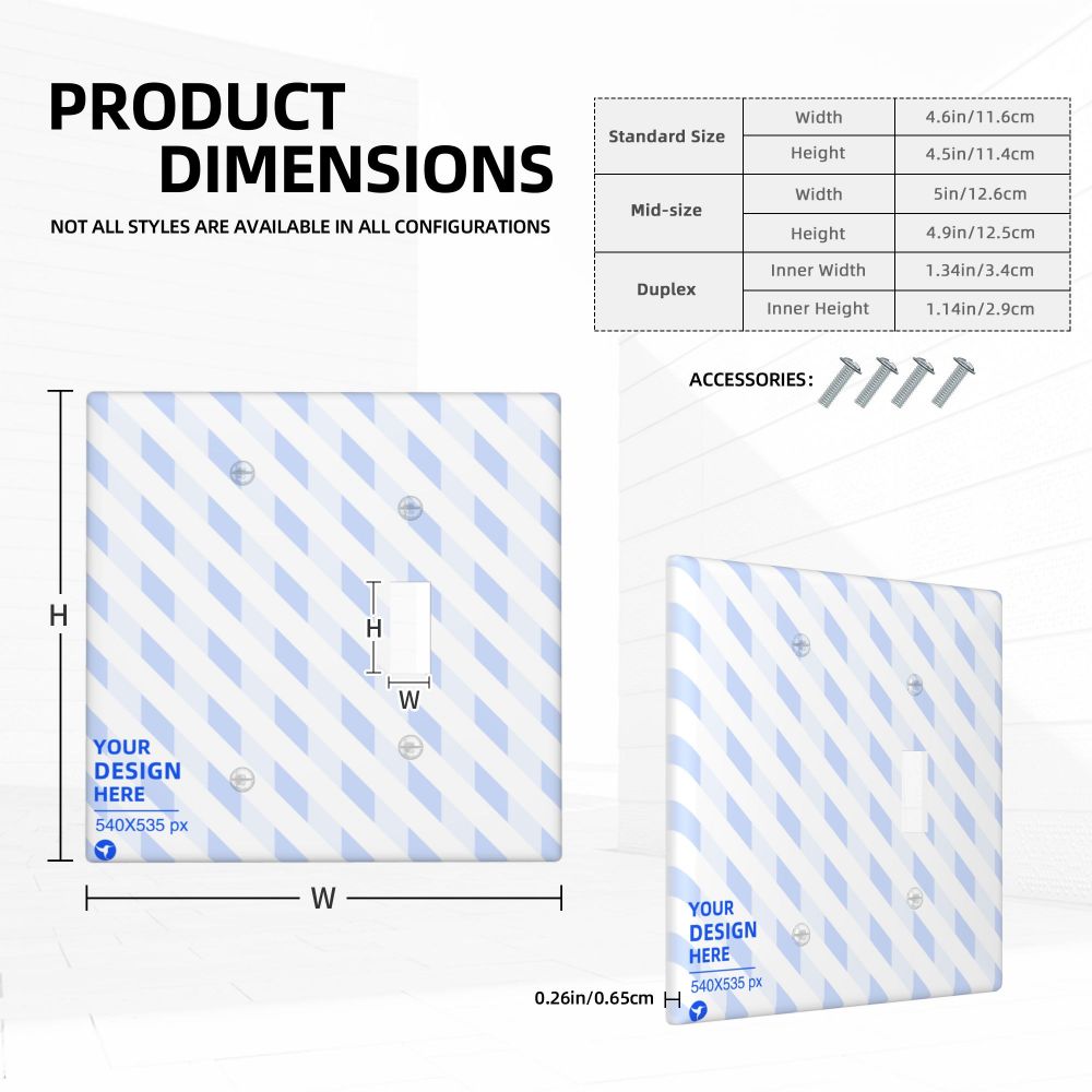 Duplex switch panel Wall Plate - YIHE Customize