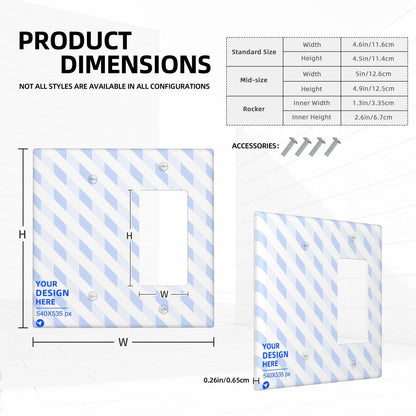 Duplex switch panel Wall Plate - YIHE Customize