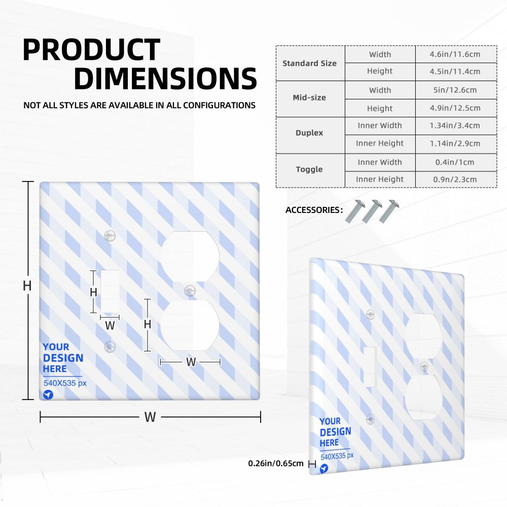 Duplex switch panel Wall Plate - YIHE Customize