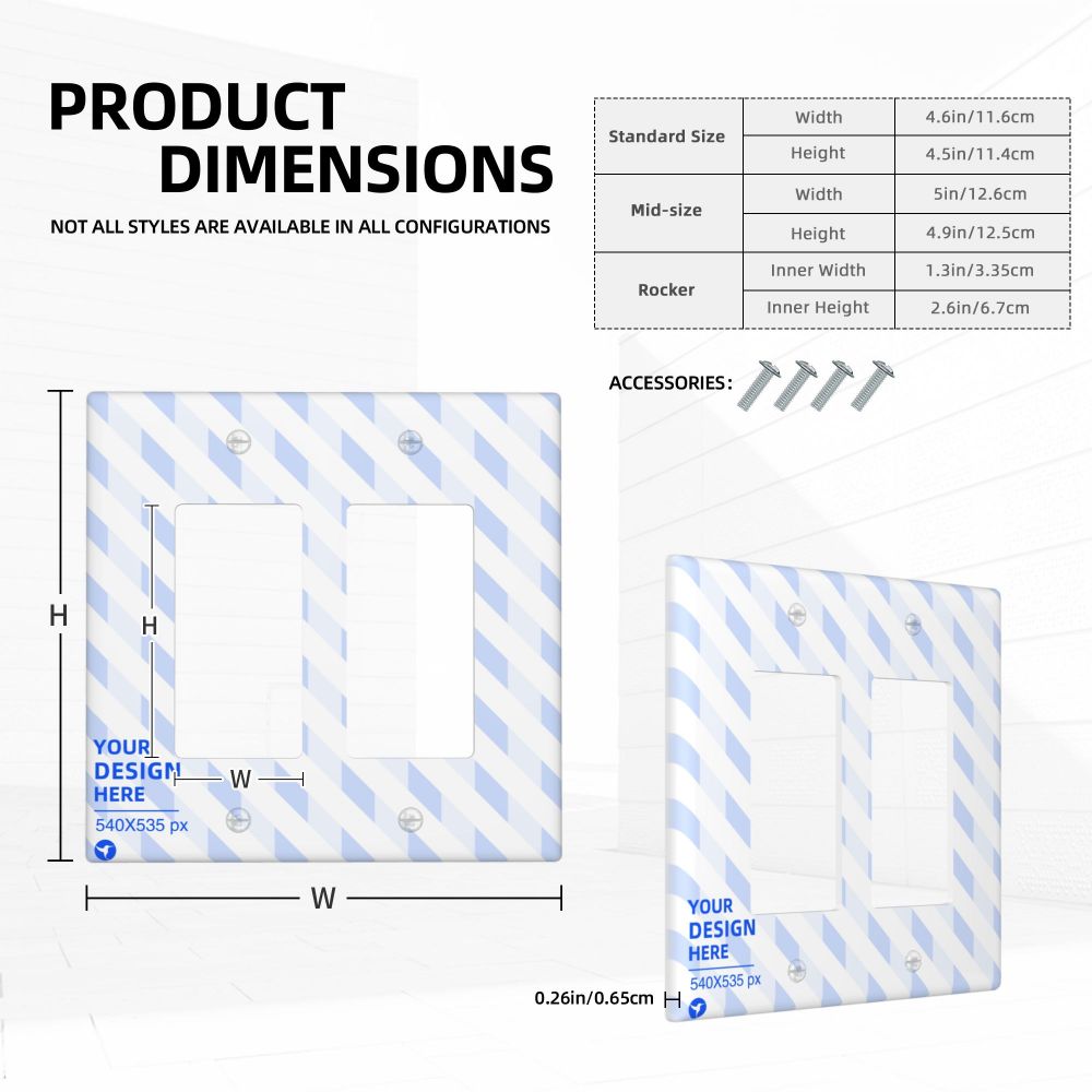 Duplex switch panel Wall Plate - YIHE Customize