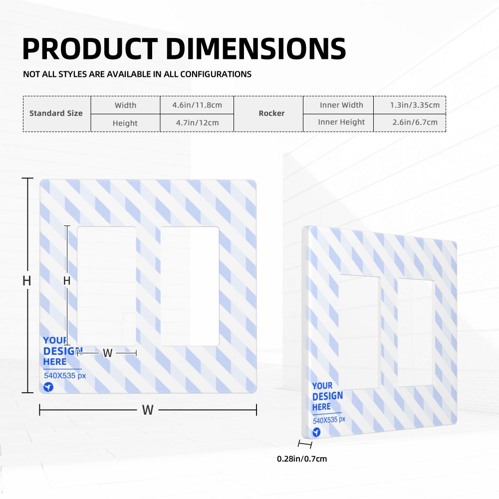 Duplex switch panel Wall Plate - YIHE Customize