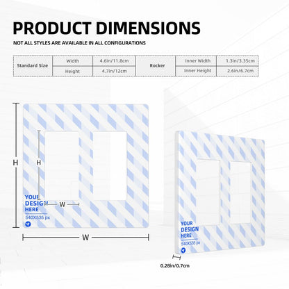 Duplex switch panel Wall Plate - YIHE Customize