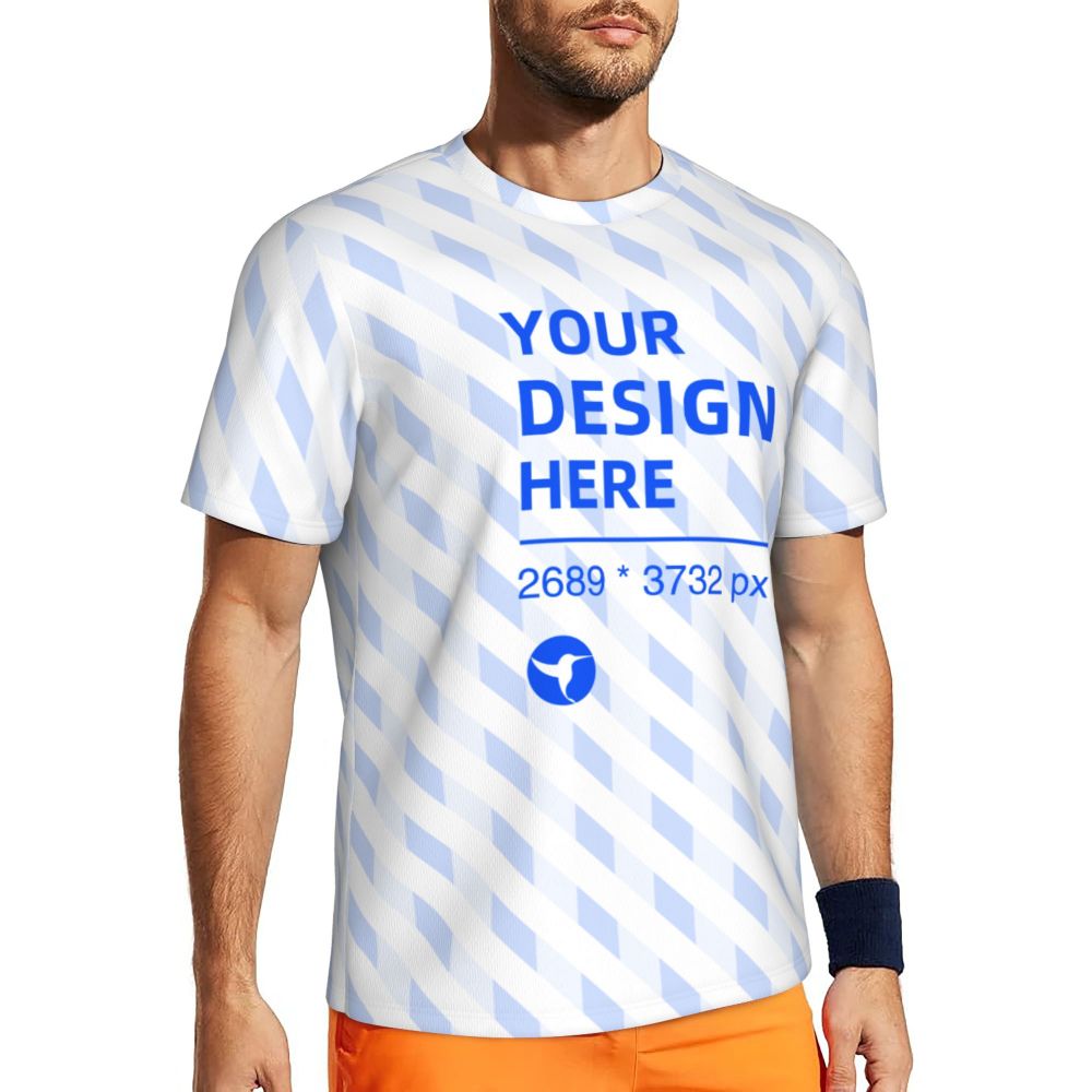 Men's Short-sleeved Mesh T-Shirt - YIHE Customize