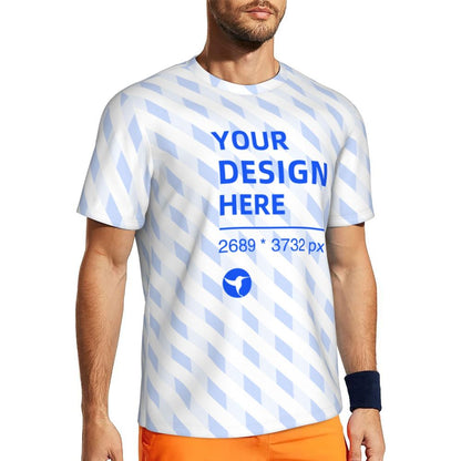 Men's Short-sleeved Mesh T-Shirt - YIHE Customize