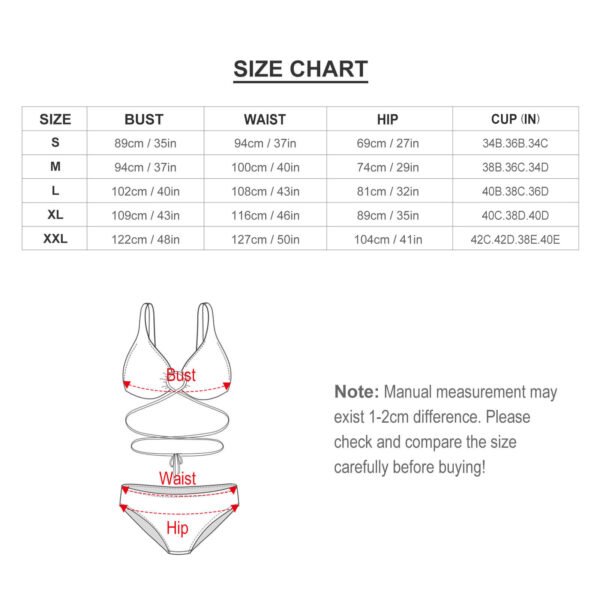 Bikini swimming costume